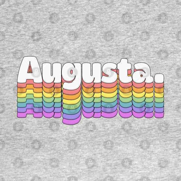 Augusta \\// Retro Typography Design by DankFutura